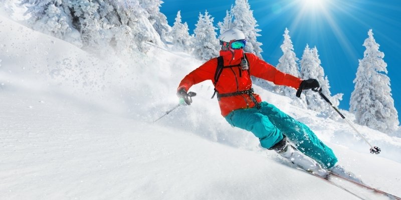 How do you keep your phone safe while skiing?
